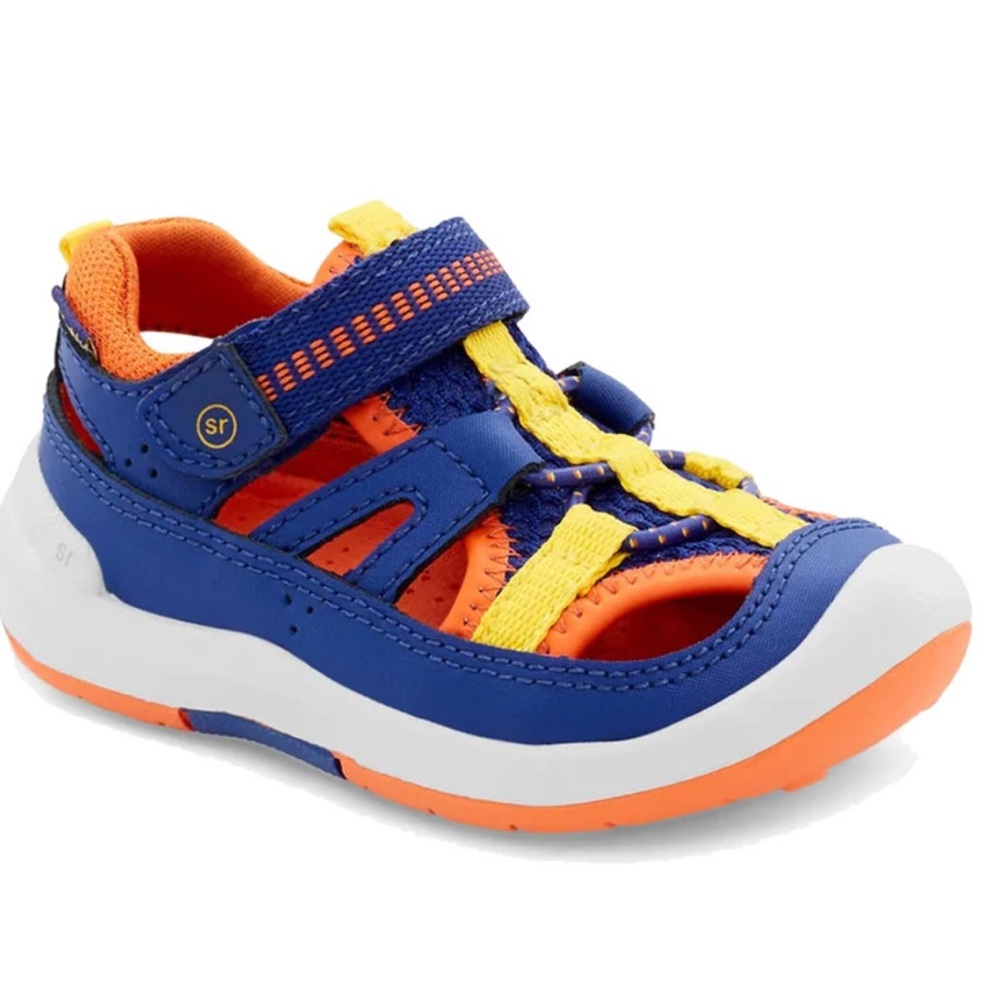 Stride Rite SRTech Little Kid's Wade Sneaker Sandal - Bright Blue size 6w